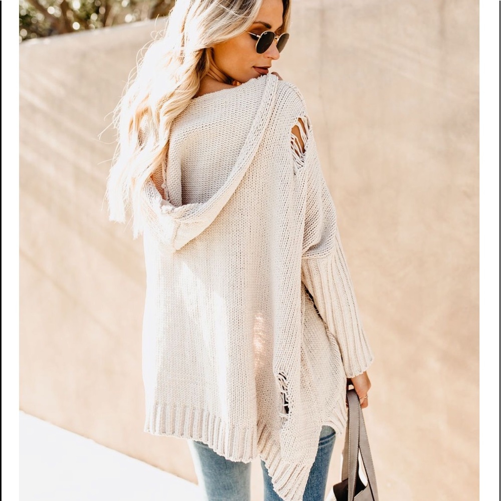 LYNDA Distressed Hoodie - Picture 7 of 8
